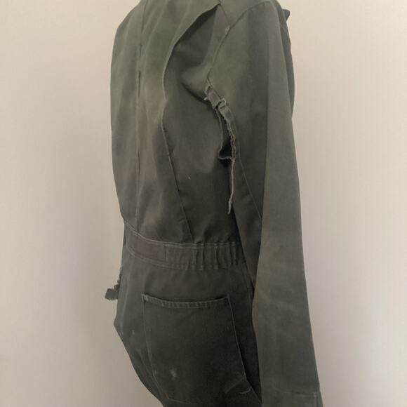 Vintage Dickies Grunge Distressed Work Jumpsuit Mechanic Coveralls Stained Torn - Picture 7 of 16